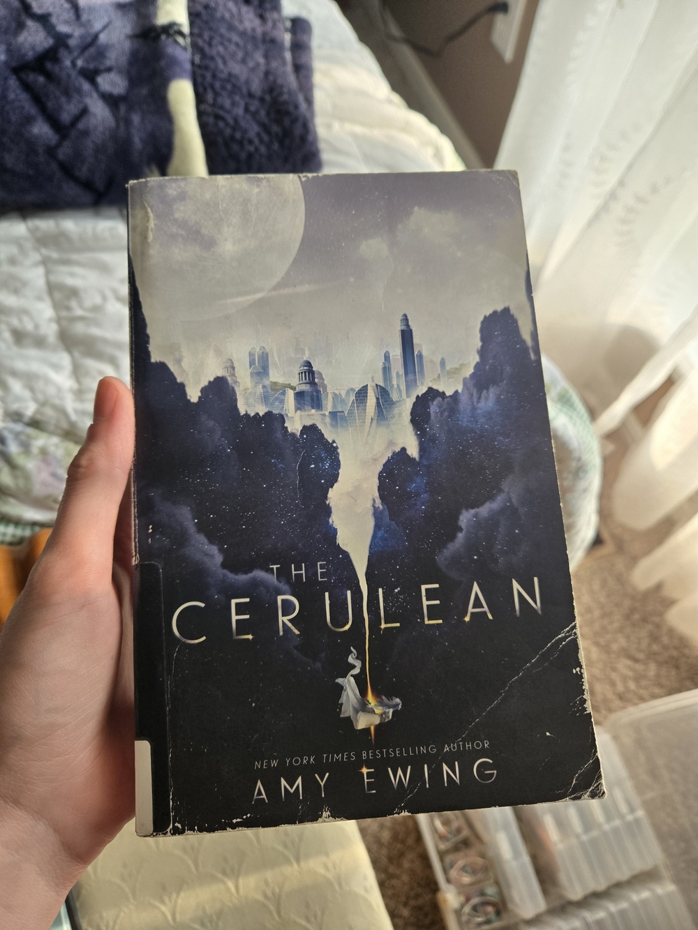 Harper Cerulean Paperback Book in Blue and Black